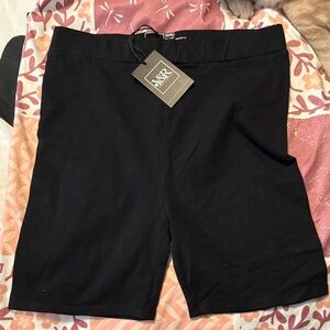 Young & Reckless Black Bike Shorts
